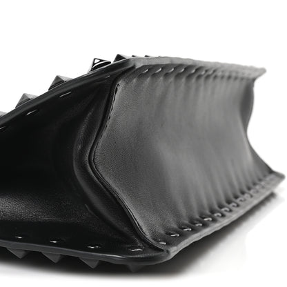 Valentino Garavani Nappa Rockstud Spike Shoulder Bag Black 8 of 9