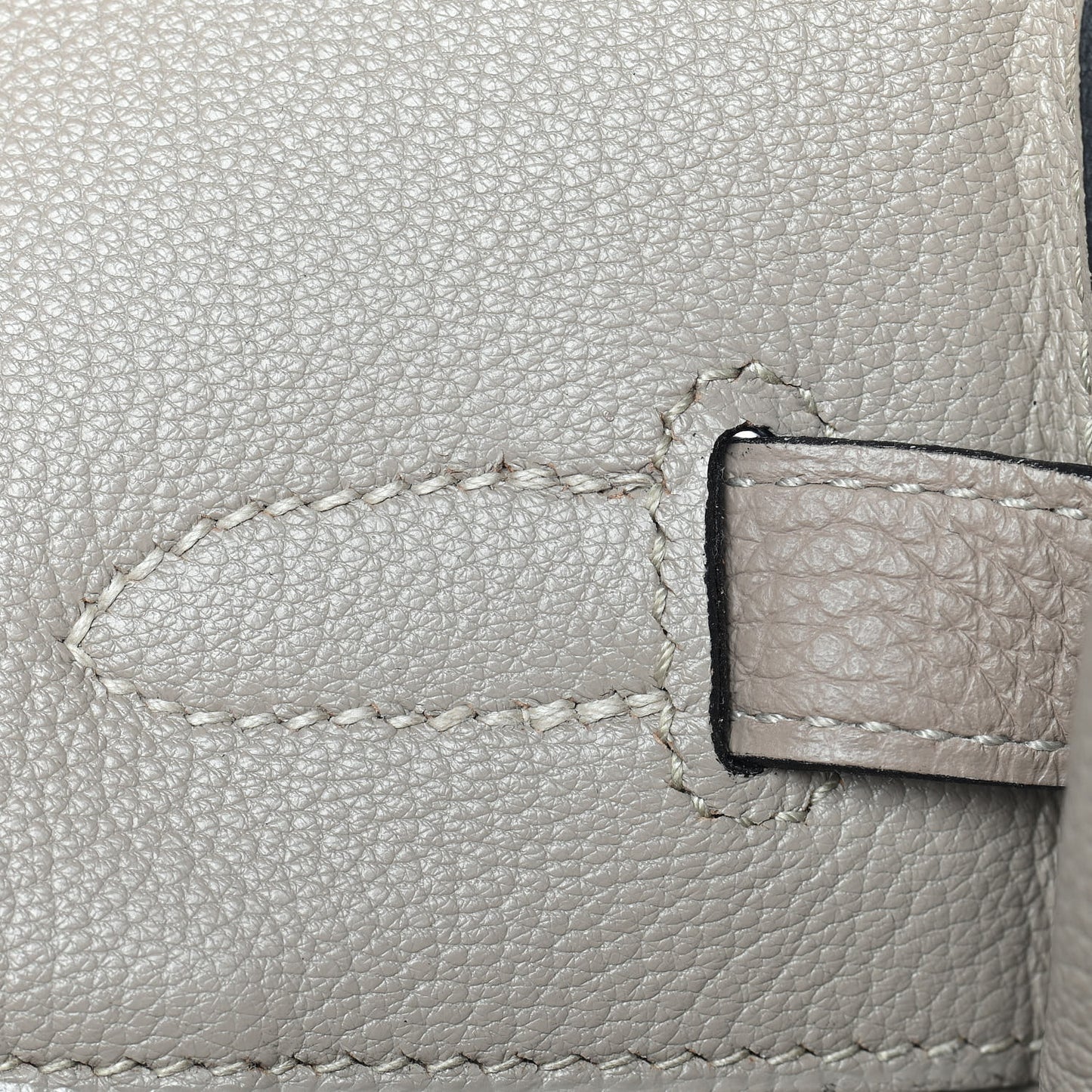 Taurillon Clemence Birkin 35 Gris Tourterelle
