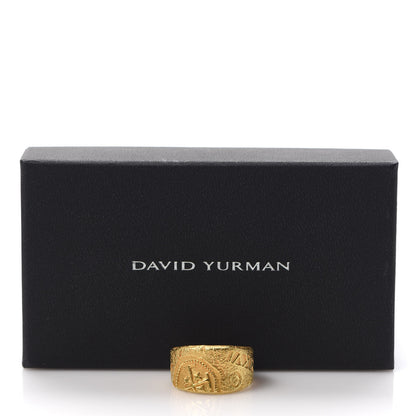David Yurman 22K Yellow Gold 23.5mm Shipwreck Coin Ring 70 13 5 of 5