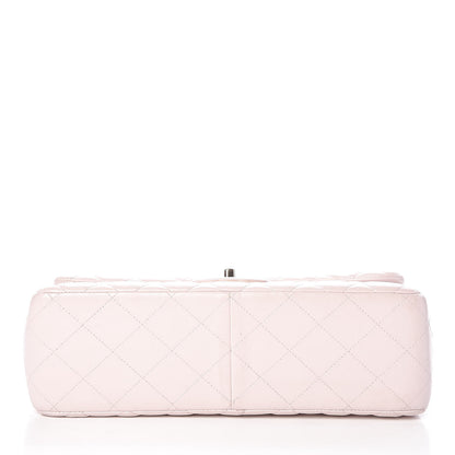 Chanel Lambskin Quilted Jumbo Double Flap Light Pink 8 of 12