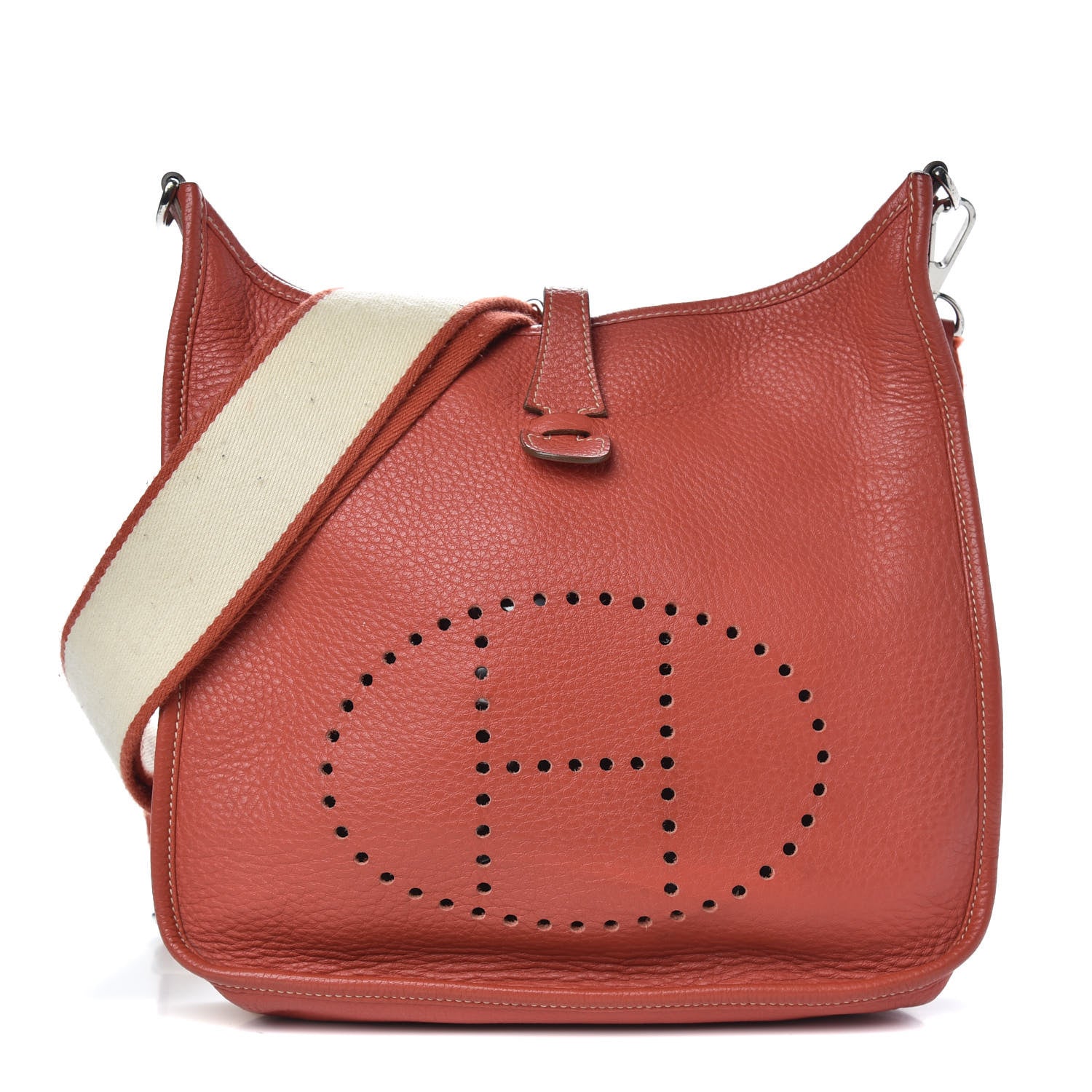 Hermes Taurillon Clemence Amazone Evelyne III PM Sanguine 1 of 12
