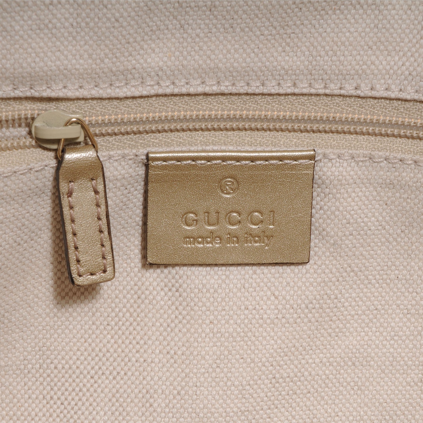 Monogram Large Sukey Tote Beige Champagne