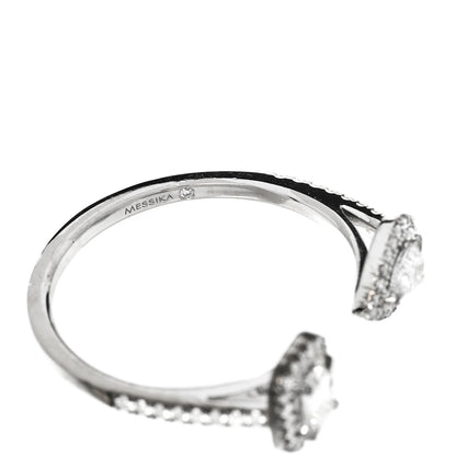 Messika 18K White Gold Diamond .47ctw My Twin Moi & Toi Ring 53 6.5 4 of 5