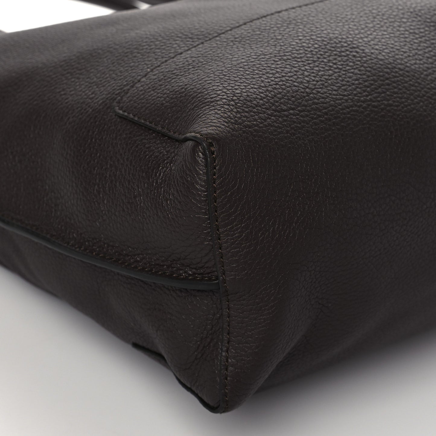 Classic Grain Calfskin Blossom Tote Oxblood