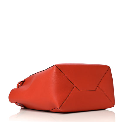 Celine Soft Grained Calfskin Small Belt Cabas Fox Red 4 of 8