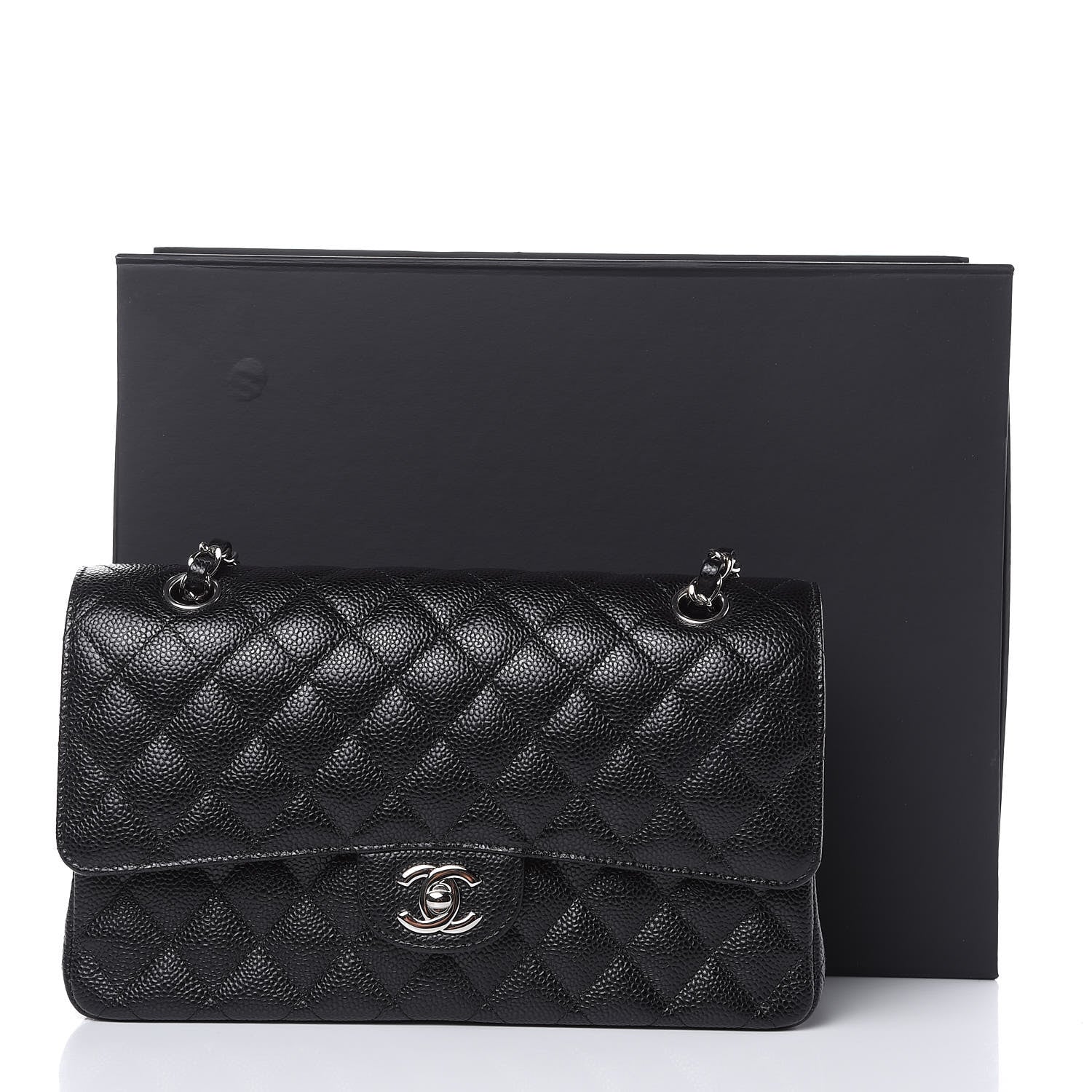 Chanel Caviar Quilted Medium Double Flap Black 10 of 10