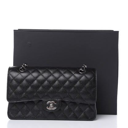 Chanel Caviar Quilted Medium Double Flap Black 10 of 10