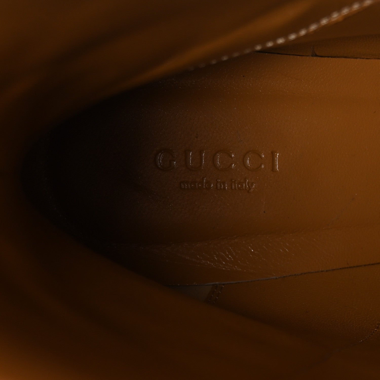Gucci Monogram Cordovan Lux GG Ankle Boots 40 Beige Cuir 8 of 10
