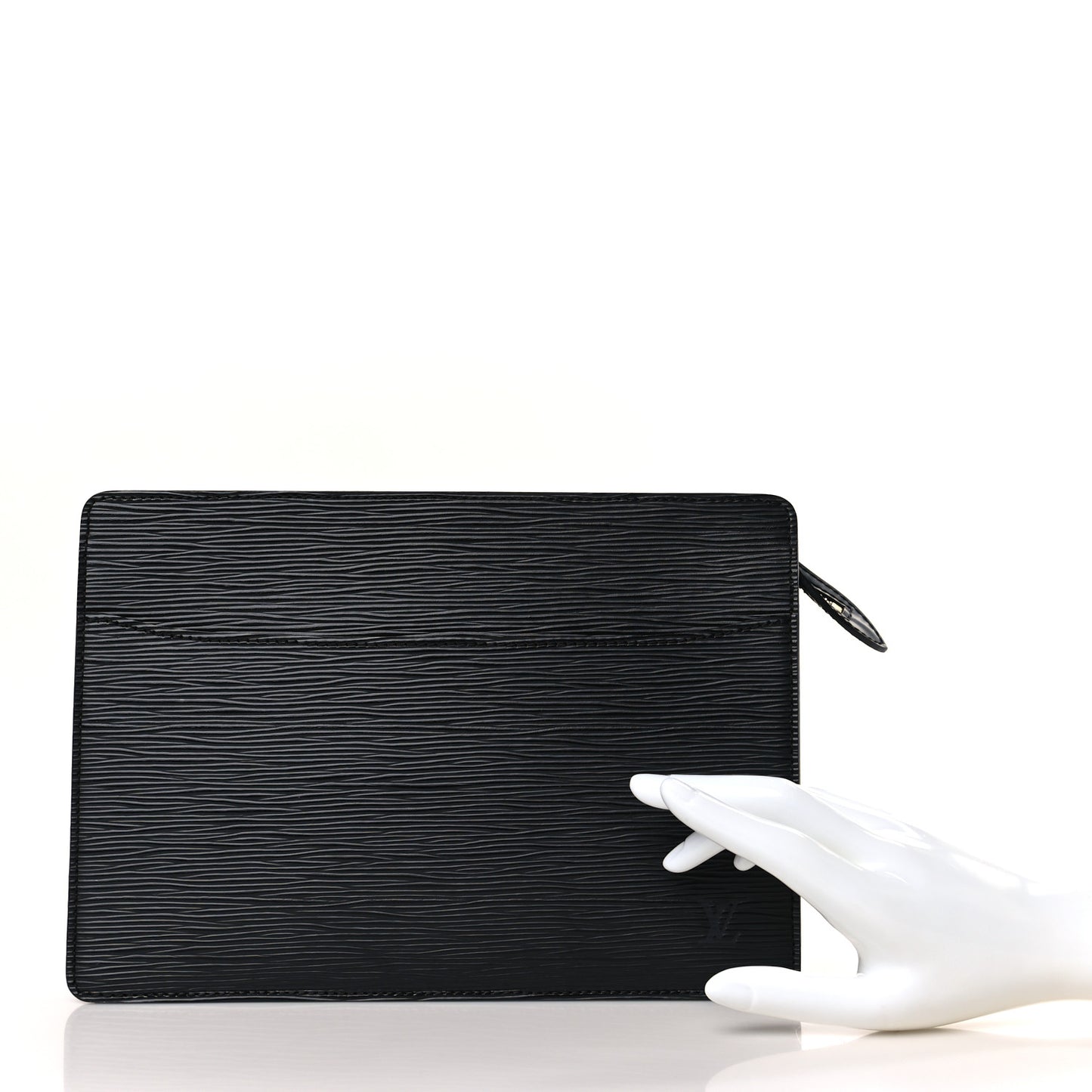 Epi Pochette Homme Clutch Black