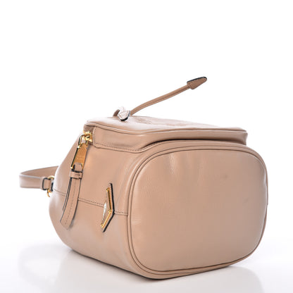 Prada Glace Calfskin Embossed Bucket Bag Cammeo 4 of 10