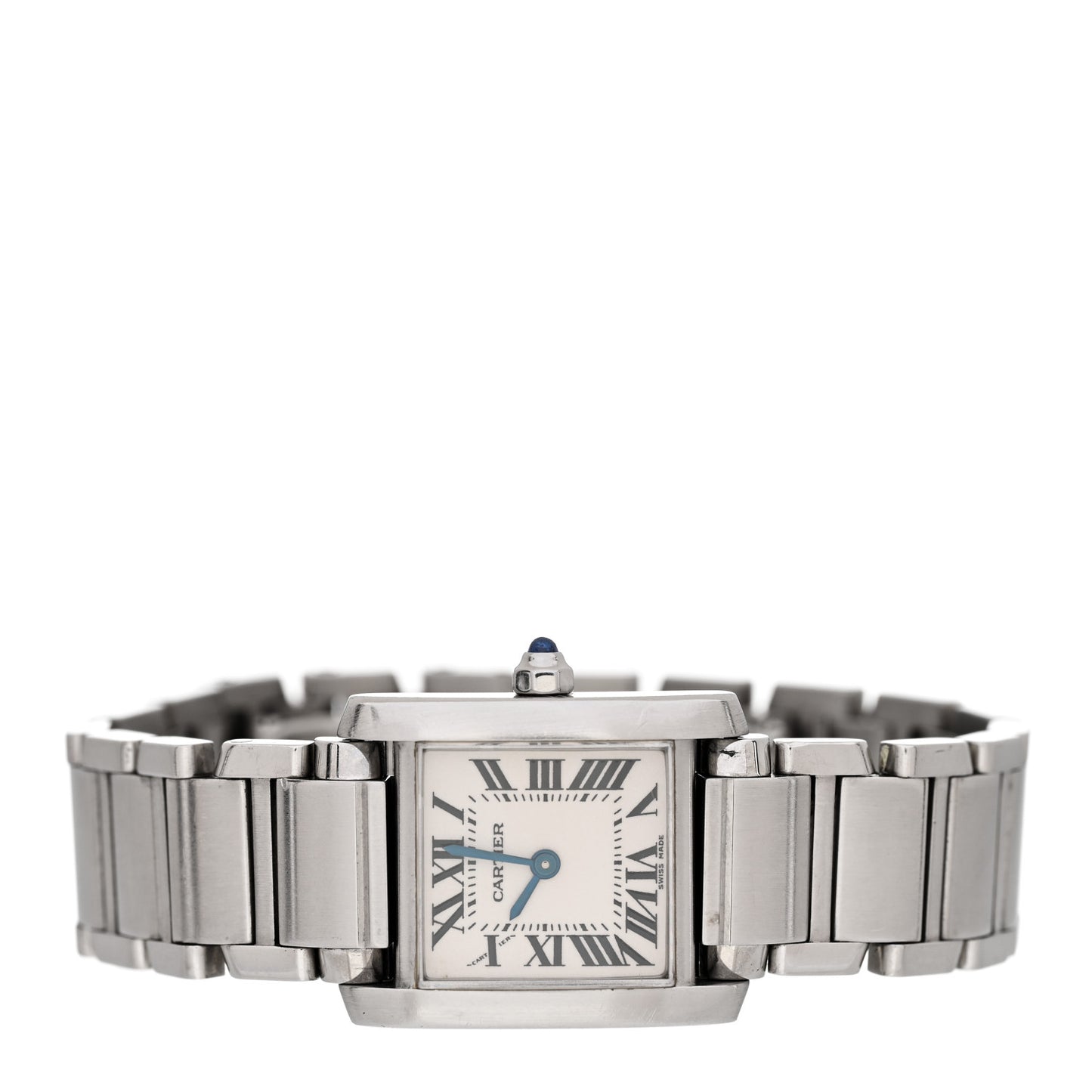 Stainless Steel 20mm Tank Francaise Quartz Watch