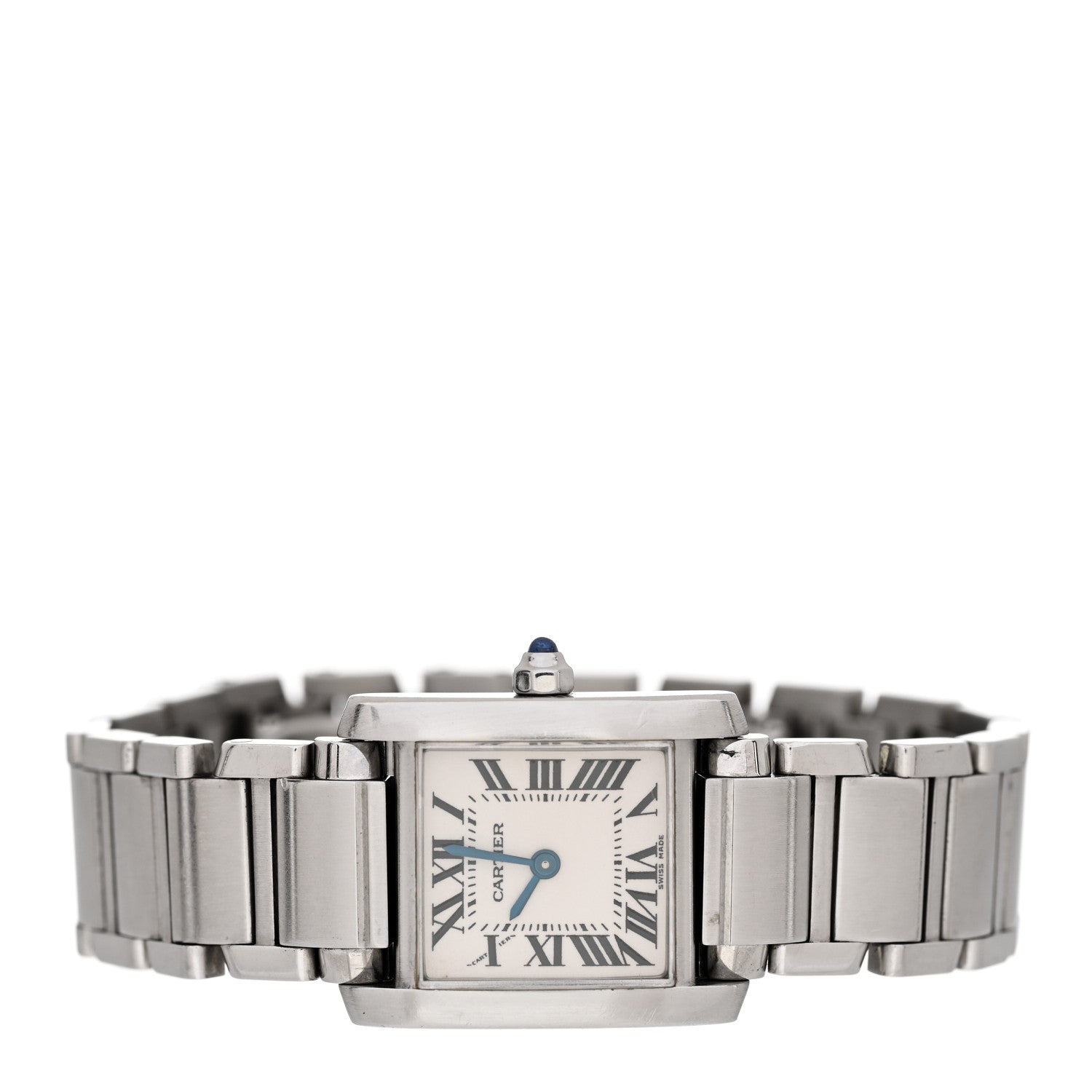 Cartier Stainless Steel 20mm Tank Francaise Quartz Watch 2 of 7