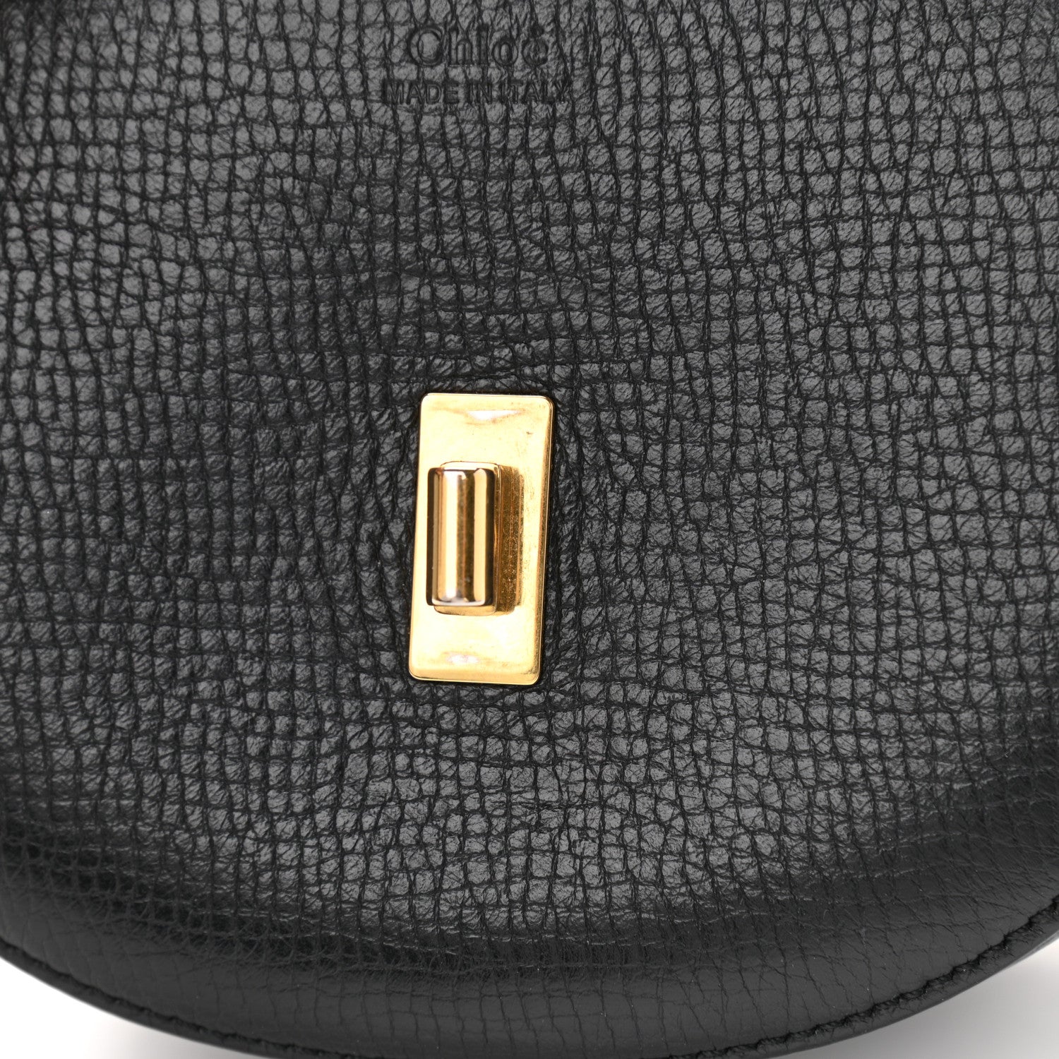 Chloe Textured Calfskin Lambskin Nano Drew Shoulder Bag Black 11 of 15