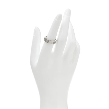 Cartier 18K White Gold 5.5mm LOVE Ring 54 6.75 2 of 4