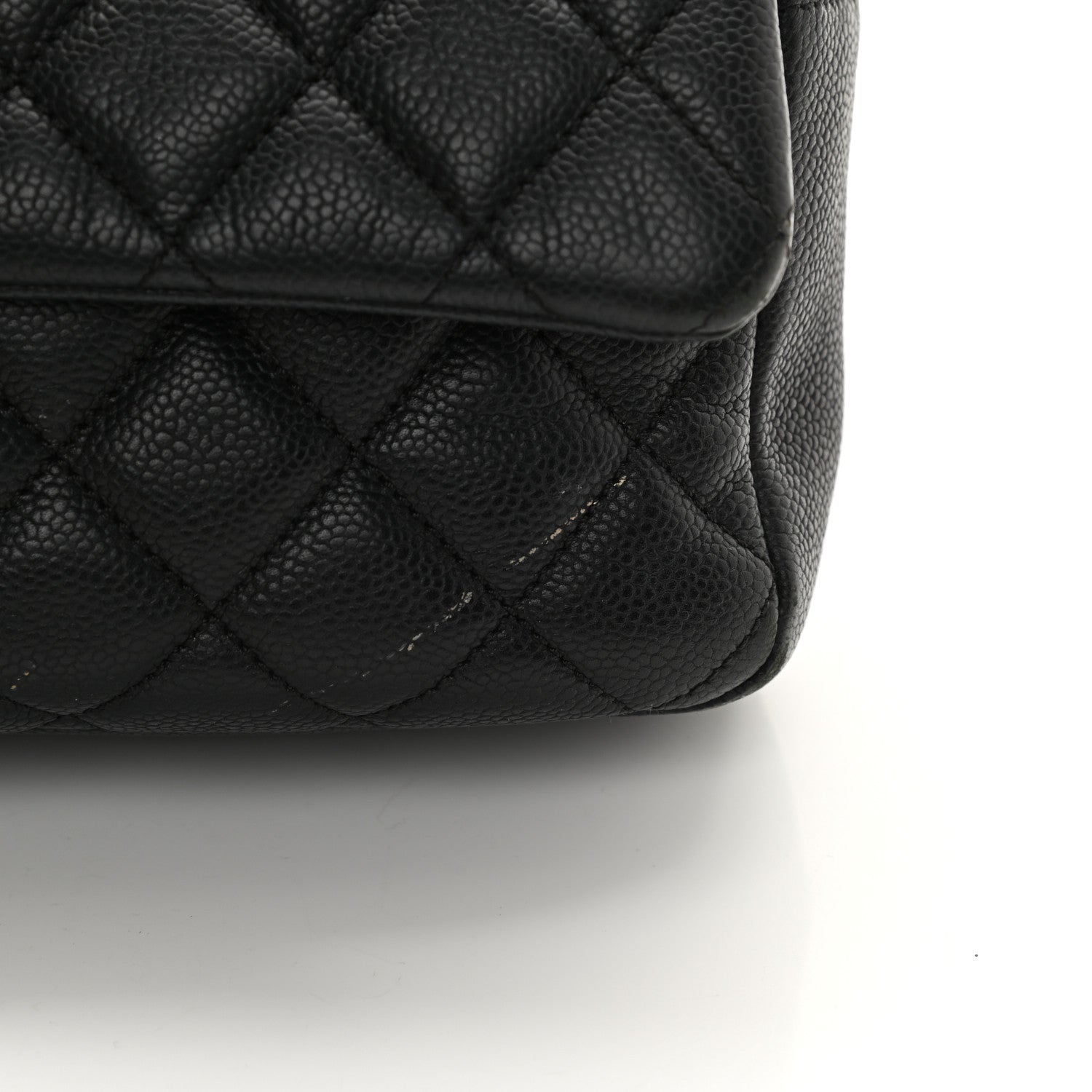 Chanel Caviar Quilted Jumbo Easy Flap Black 17 of 18