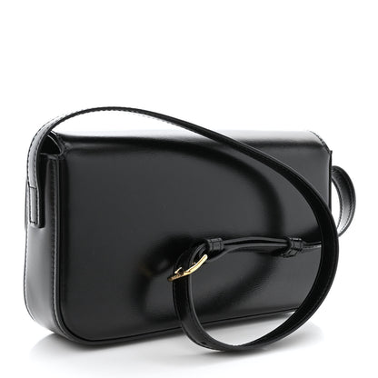 Celine Shiny Calfskin Triomphe Shoulder Bag Black 3 of 13