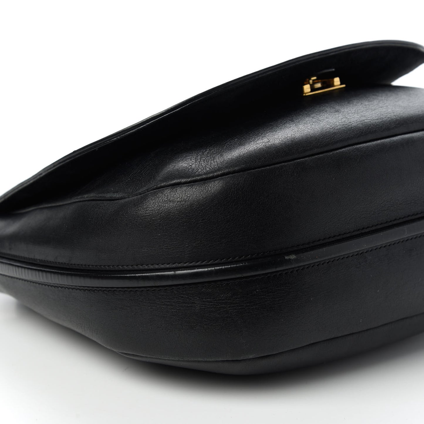 Natural Calfskin Trotteur Messenger Black