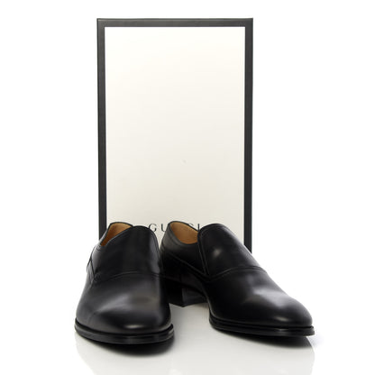 Gucci Calfskin Mens Classic Logo Loafers 9.5 Black 10 of 10