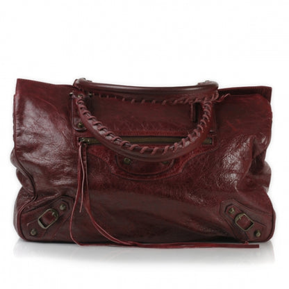 Balenciaga Chevre Shopper Tote Rouge Grenat 1 of 7