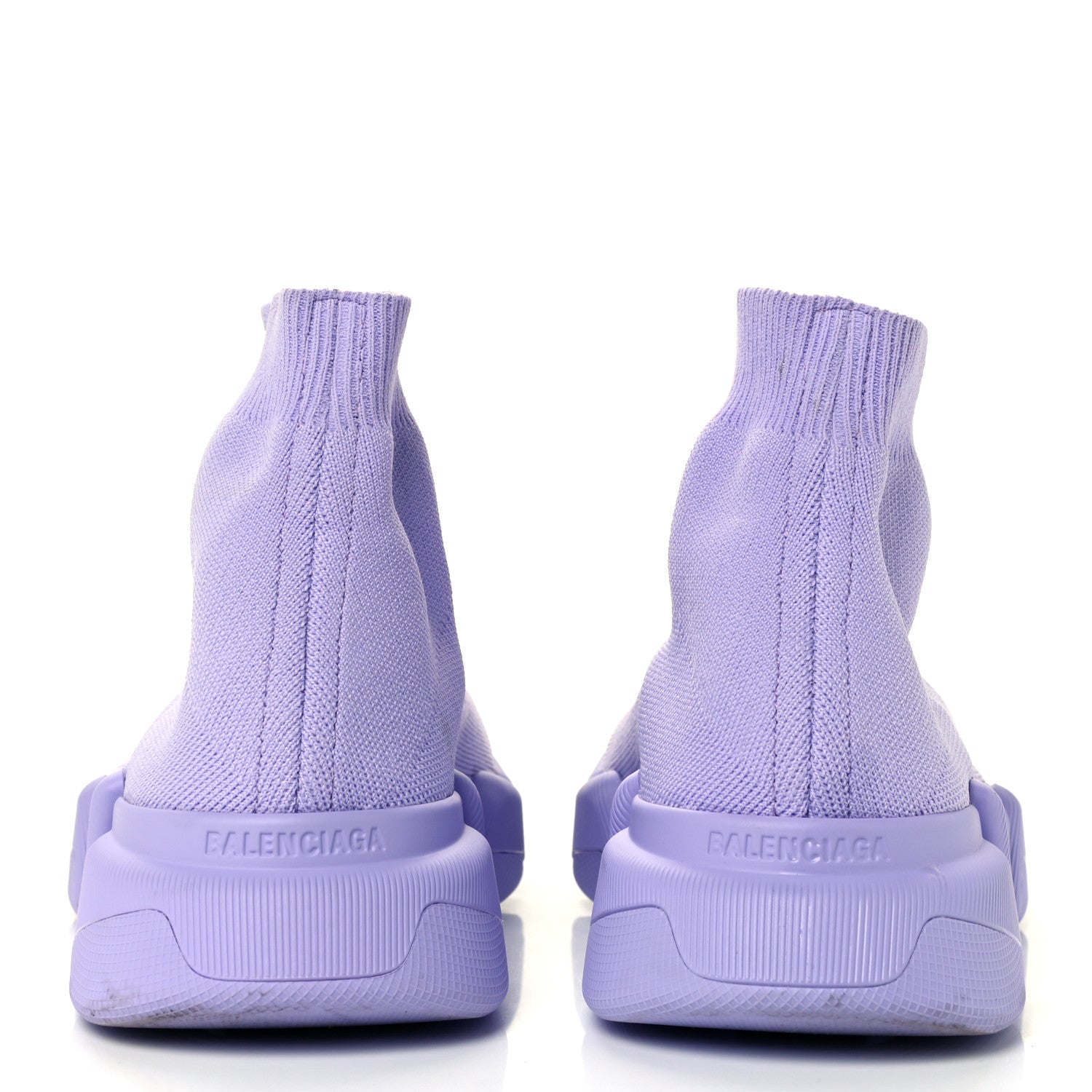 Balenciaga Technical 3D Recycled Knit Womens Speed 2.0 Sneakers 39 Monocolor Lilla 6 of 11