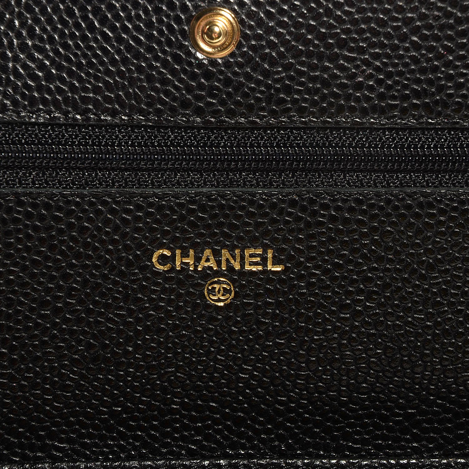 Chanel Caviar Quilted Wallet On Chain WOC Black 6 of 8