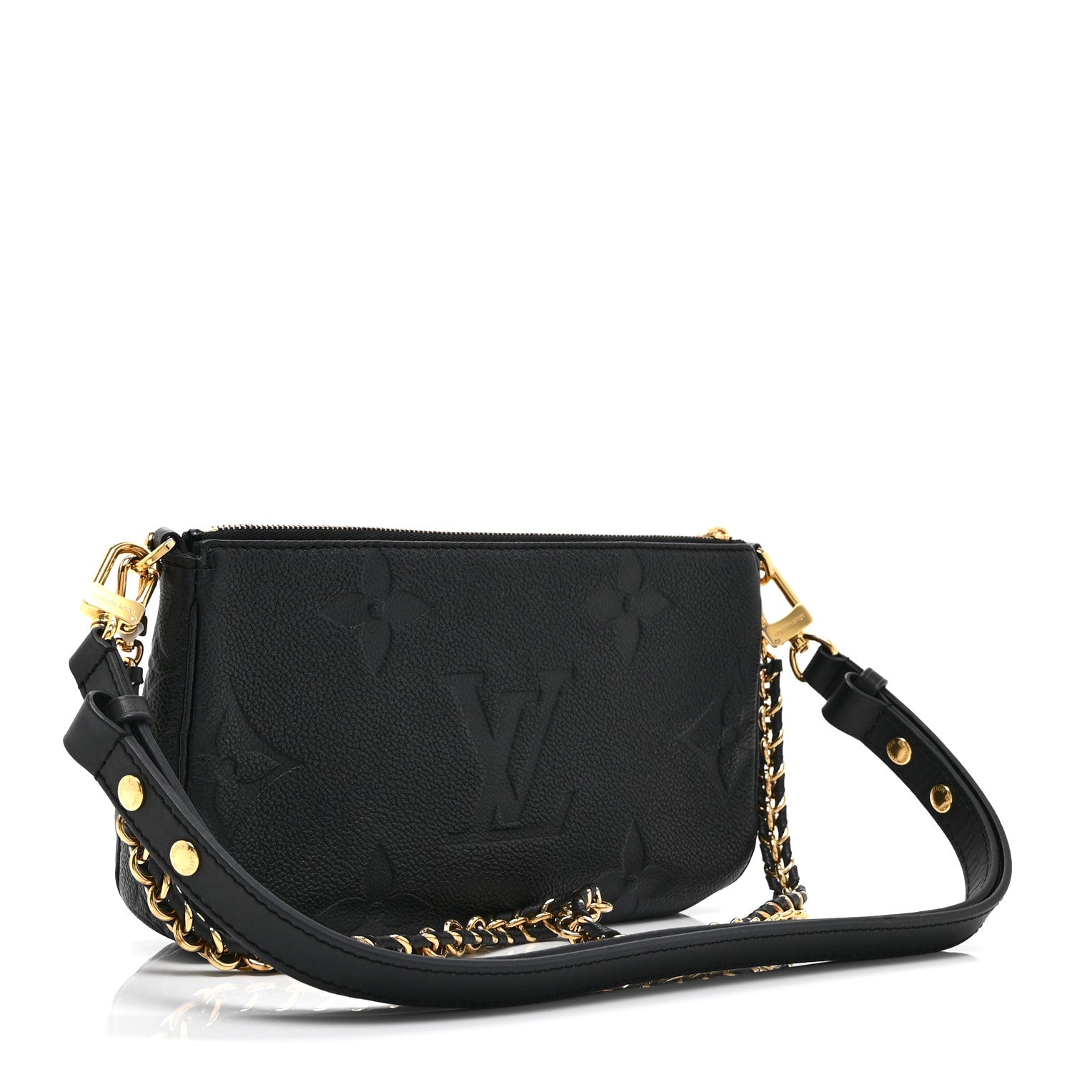 Louis Vuitton Empreinte Monogram Giant Multi Pochette Accessories Black 3 of 11
