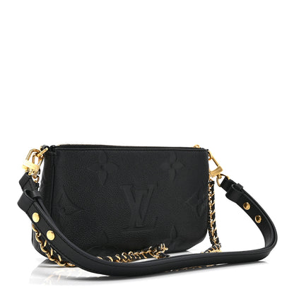 Louis Vuitton Empreinte Monogram Giant Multi Pochette Accessories Black 3 of 11