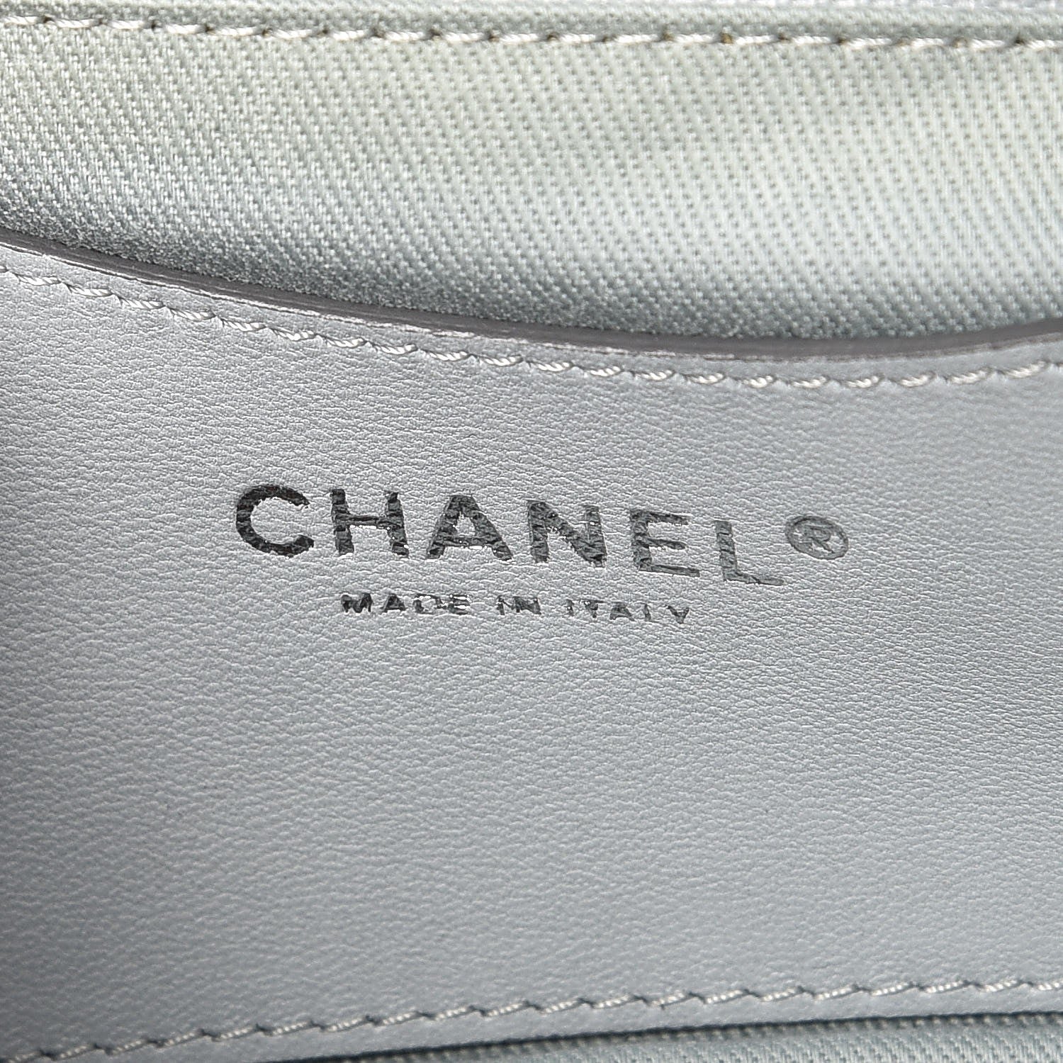 Chanel Patent Quilted Medium Just Mademoiselle Grey 6 of 7