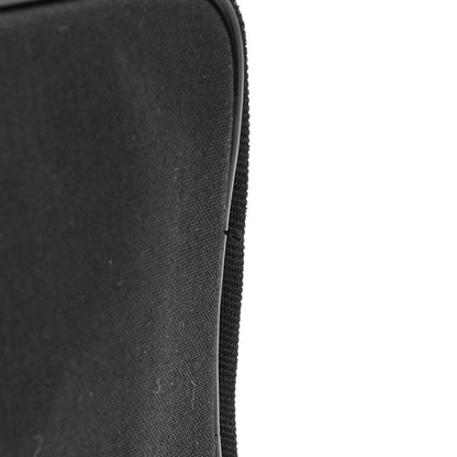 Saint Laurent Canvas Signature Embroidered City Backpack Black 11 of 12