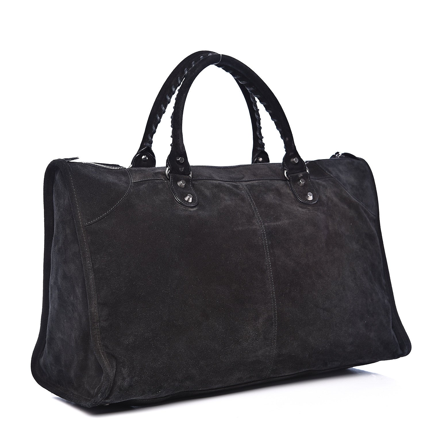 Balenciaga Baby Daim Suede Work Black 2 of 10
