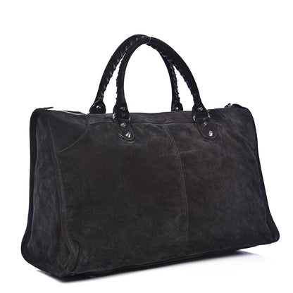Balenciaga Baby Daim Suede Work Black 2 of 10