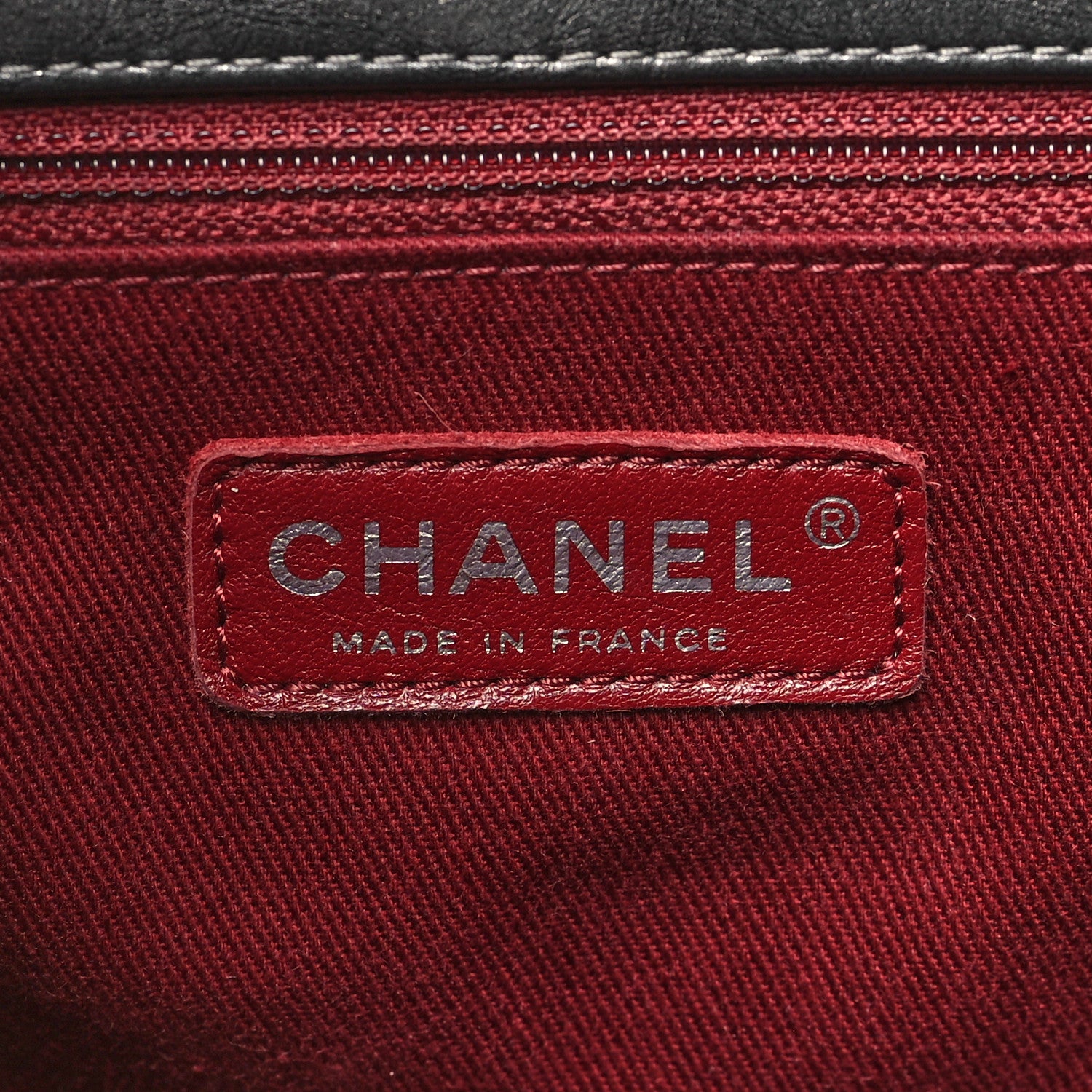 Chanel Metallic Aged Calfskin Quilted Large Pondichery Flap Dark Grey 6 of 10