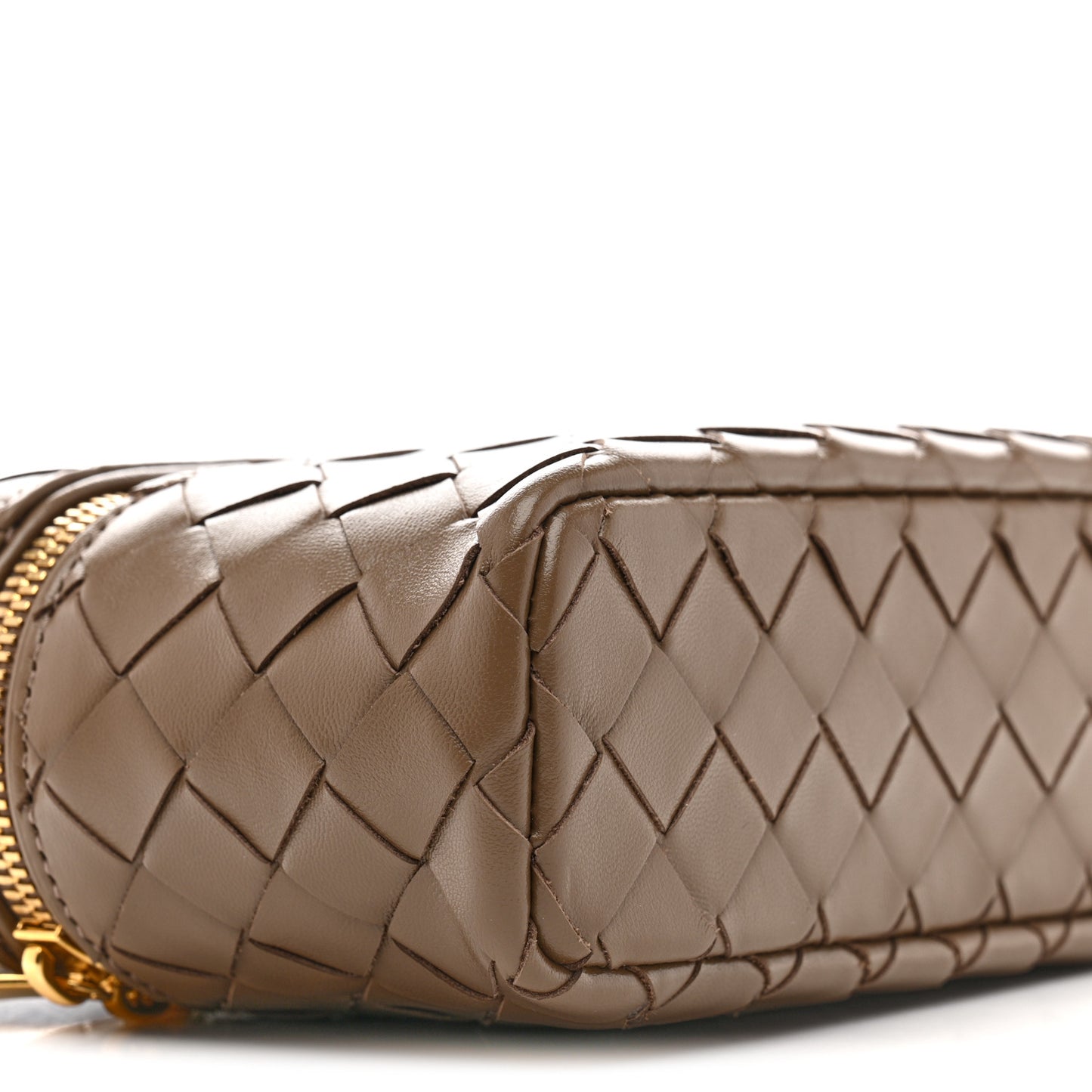 Calfskin Intrecciato Bang Bang Vanity Case Pinecone