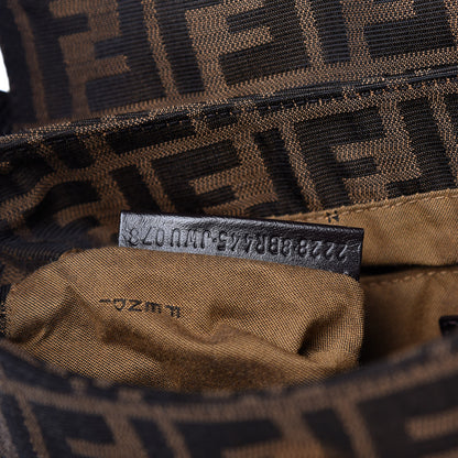 Fendi Zucca Small Chef Shoulder Bag Tobacco 9 of 10