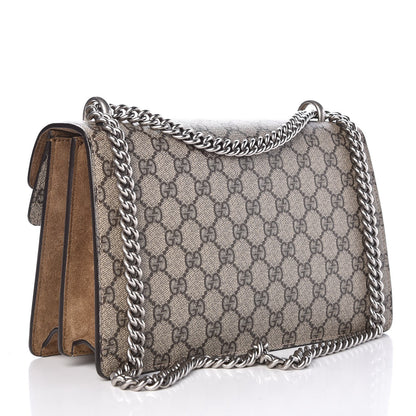 Gucci GG Supreme Monogram Small Dionysus Shoulder Bag Taupe 3 of 11