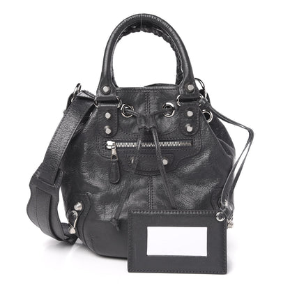 Balenciaga Agneau Giant 12 Silver Hardware Mini Pompon Gris Fossile 1 of 10