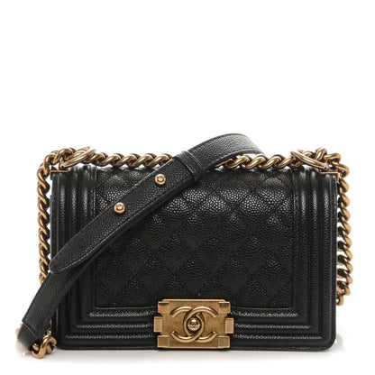 Chanel Caviar Quilted Small Boy Flap Black 1 of 7