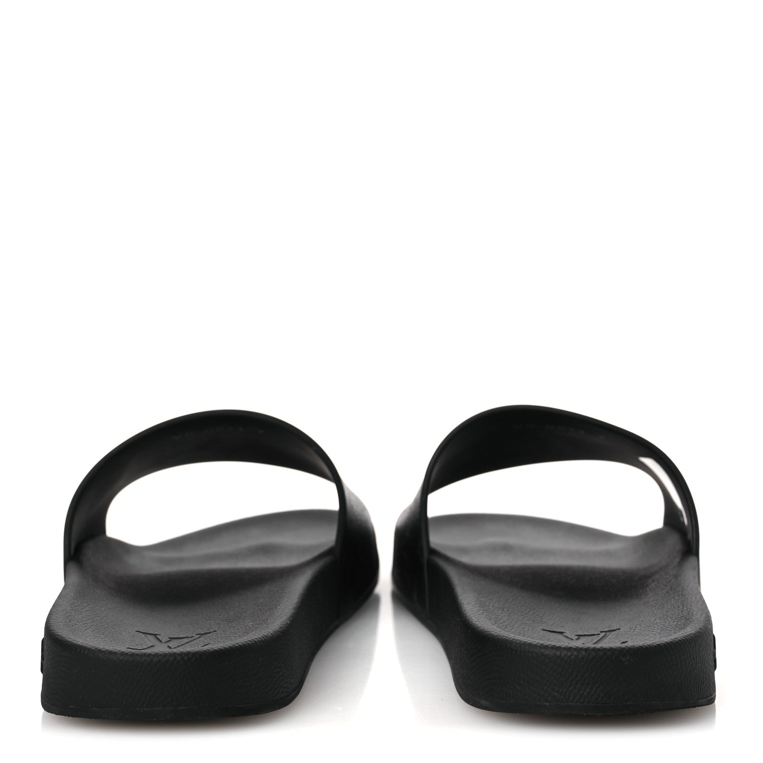 Louis Vuitton Monogram Eclipse Mens Waterfront Mules 7 Black 6 of 11