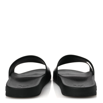 Louis Vuitton Monogram Eclipse Mens Waterfront Mules 7 Black 6 of 11