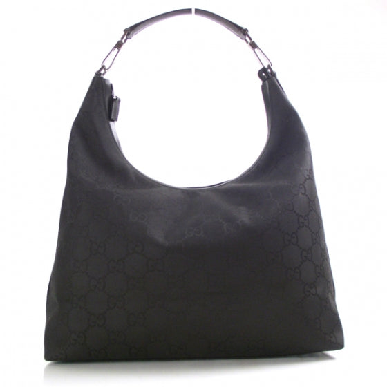 Gucci Monogram Large Hobo Black 1 of 11