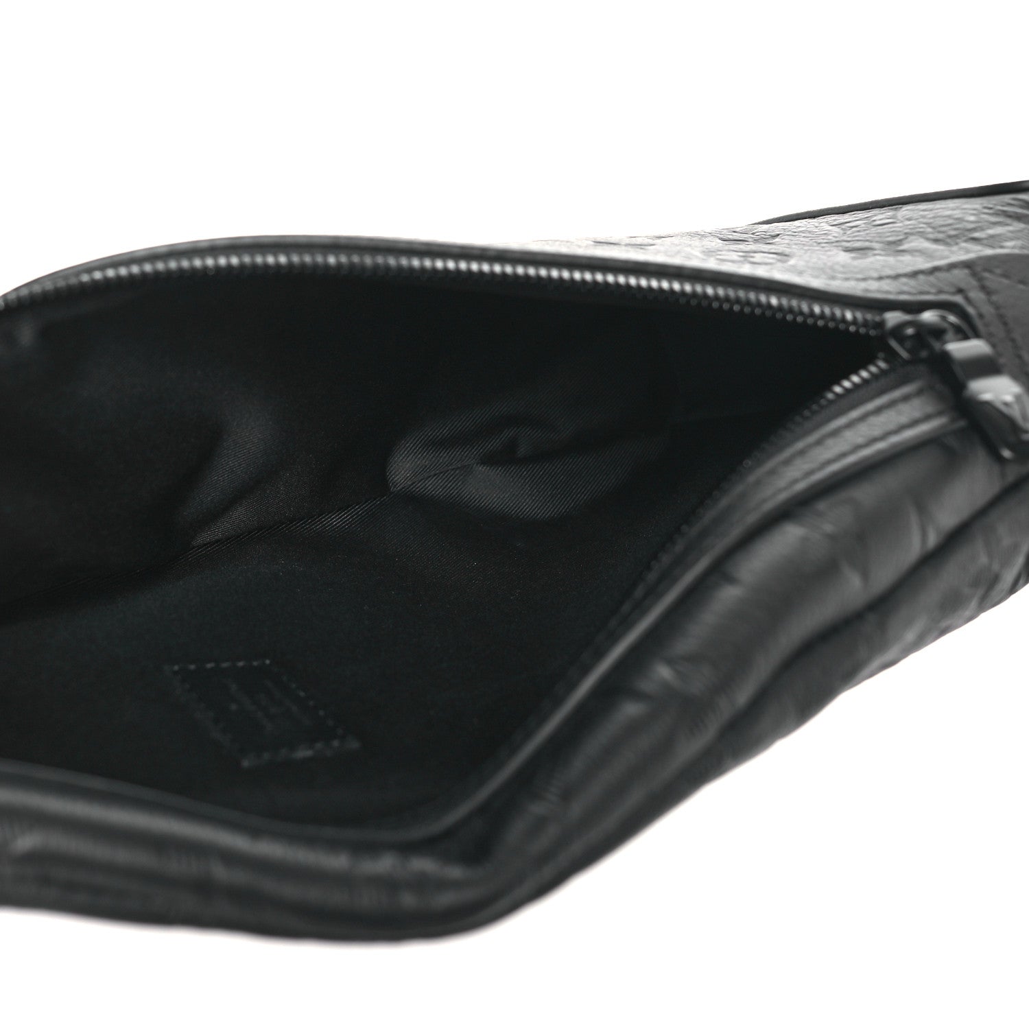 Louis Vuitton Calfskin Shadow Monogram Duo Slingbag Black 6 of 11