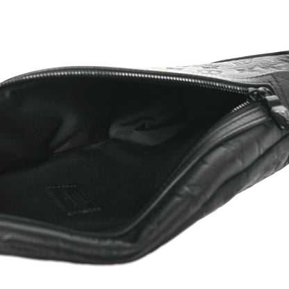 Louis Vuitton Calfskin Shadow Monogram Duo Slingbag Black 6 of 11