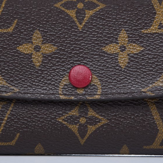Louis Vuitton Monogram Emilie Wallet Fuchsia 8 of 9