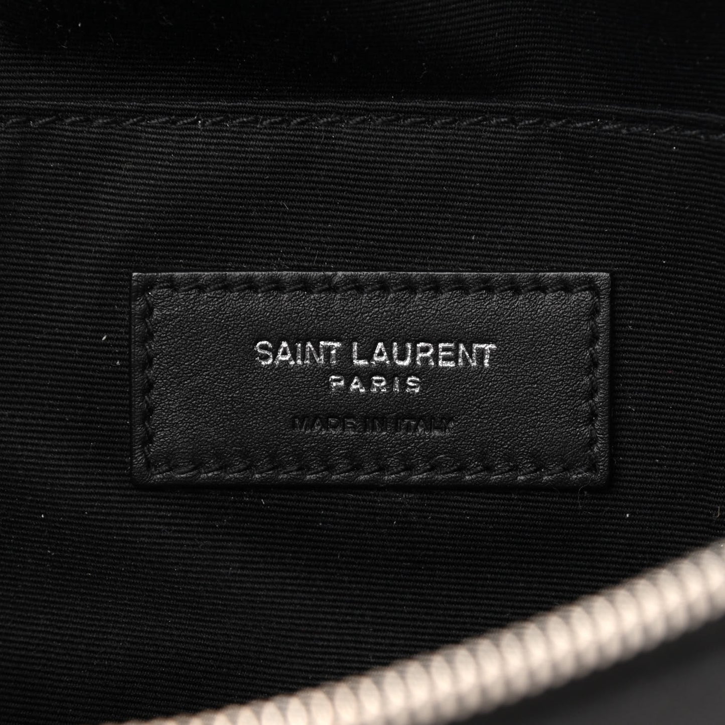 Canvas Monogram Belt Bag Black