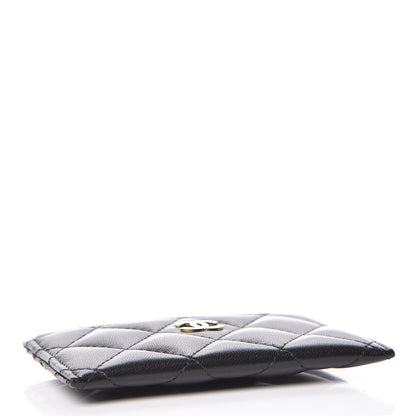 Chanel Lambskin Quilted Card Holder Black 4 of 9