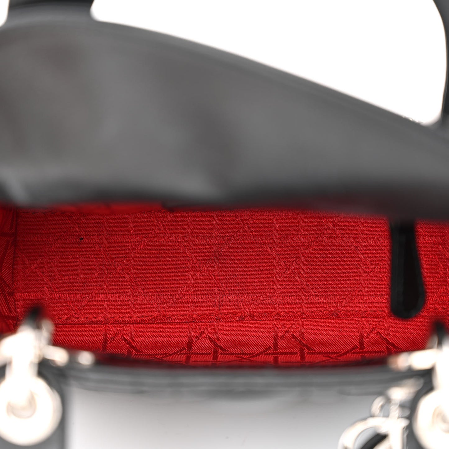 Lambskin Cannage Mini Lady Dior Black