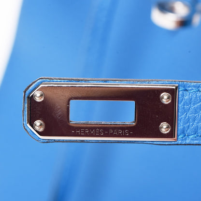 Hermes Togo Birkin 25 Bleu Zanzibar 15 of 26