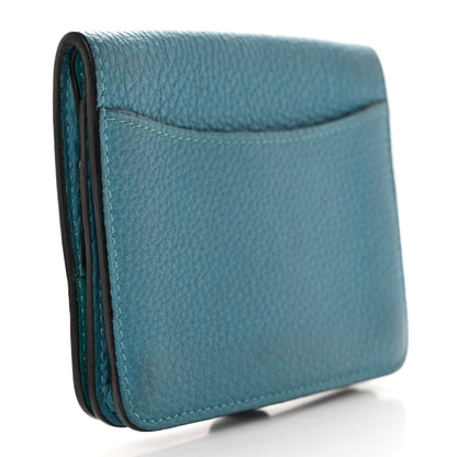 Hermes Evercolor Dogon Card Case Malachite 3 of 16