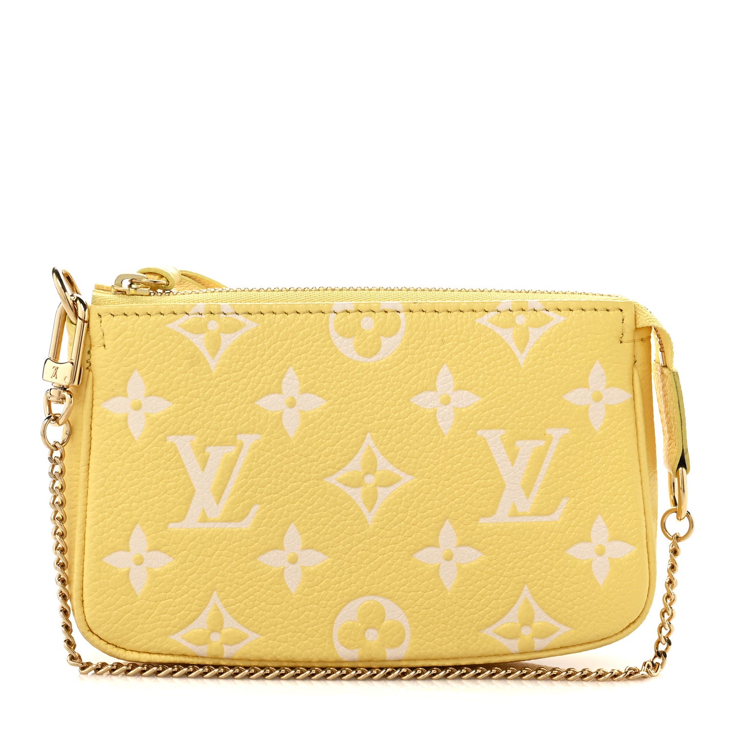 Empreinte Monogram Mini Pochette Accessories Lemon Curd Yellow