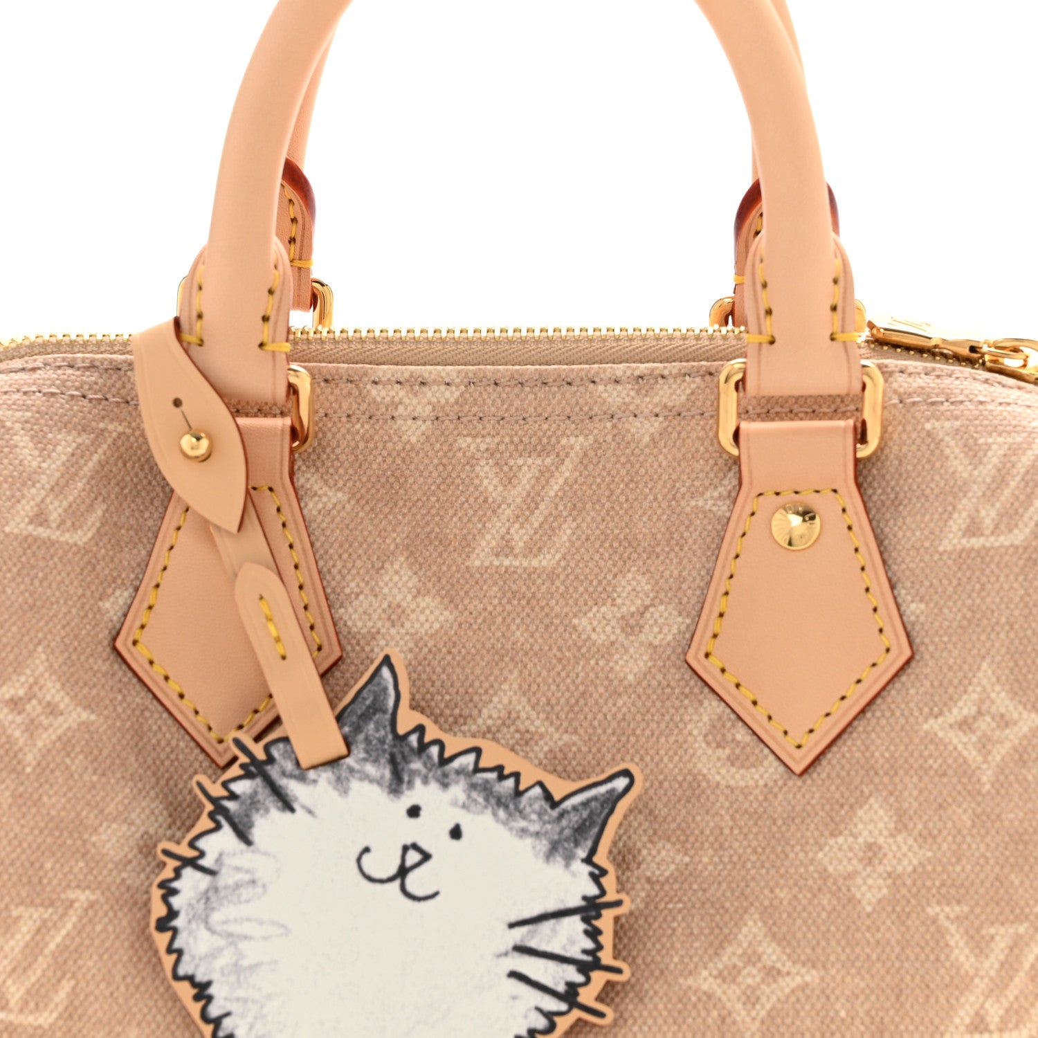 Louis Vuitton Meowgram Grace Coddington Speedy Bandouliere 20 7 of 9